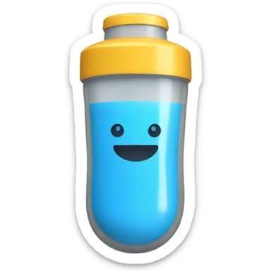 protein shaker sticker