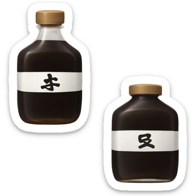 One soy sauce sticker