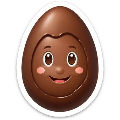 chocolat de paques sticker