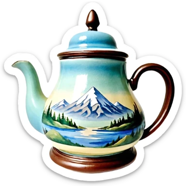 Цветочная чаша из узбекского хлопка с улыбкой sticker