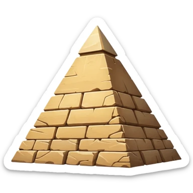 Pyramide sticker