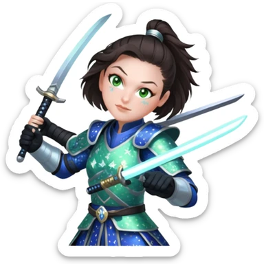 Celestial Samurai sticker