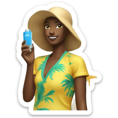 sol de janeiro 62 body spray  sticker