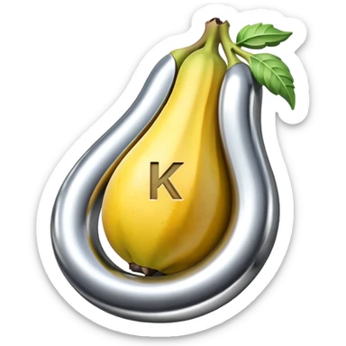 Scientific Symbol of potassium sticker