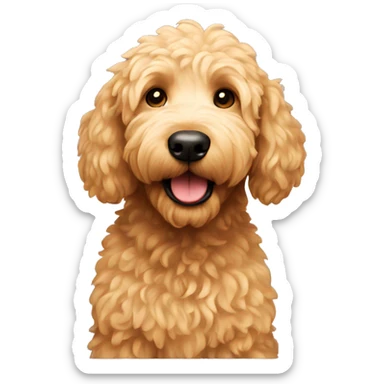 Golden doodle sticker