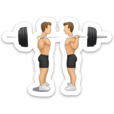 barbell deadlift sticker