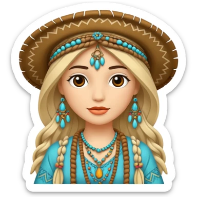 boho fashion sticker