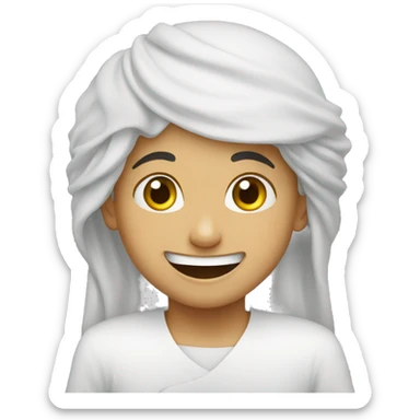 saudi arabian Laughing kid sticker