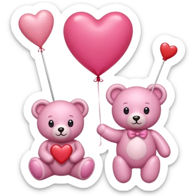 Pink cute things sticker