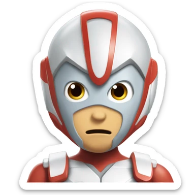 ultraman with all kind of expression sticker