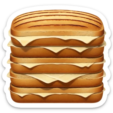 brown panini bread sticker