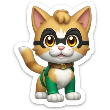 Gato mariobros sticker