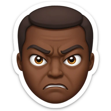 Angry Only single eye WITHOUT face sticker