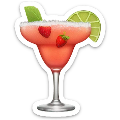strawberry margarita  sticker