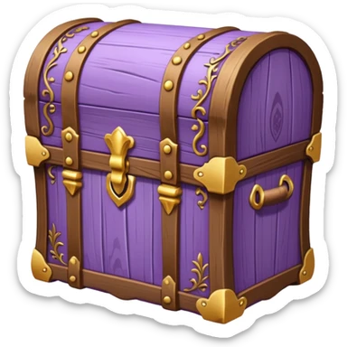 lilac magic trunk sticker