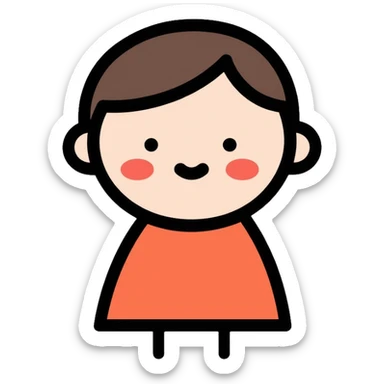 child figure sticker