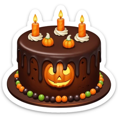 halloween dessert  sticker