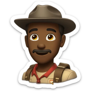 scout tf2 sticker