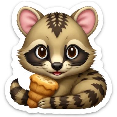 civet is ready to eat sticker