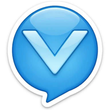 Create a instagram verified blue tick sticker