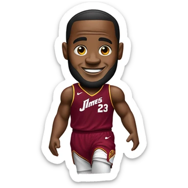 LeBron James Sprite Cranberry sticker