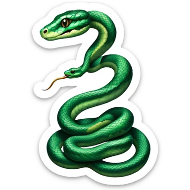 Nagiri a snake in harry potter sticker