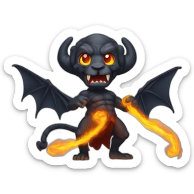 Balrog from the lord of the rings slack emoji sticker