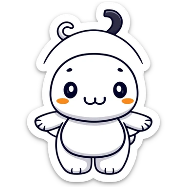 Sprunki character, cute and fun cartoon character sticker