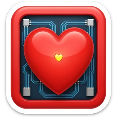 internet security heart sticker
