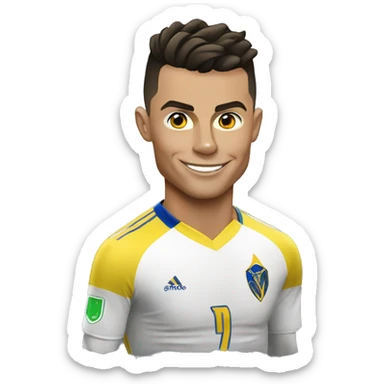 Cristiano Ronaldo at Al Nassr sticker