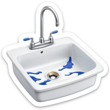 throw the kitchen sink out a windo sticker