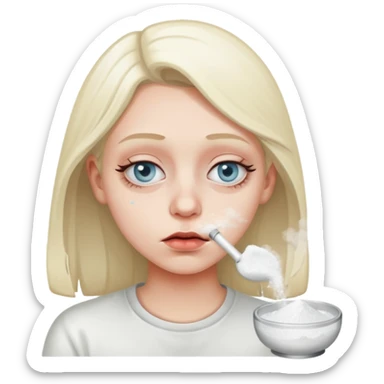 nose beers. metaphor for snorting cocaine sticker