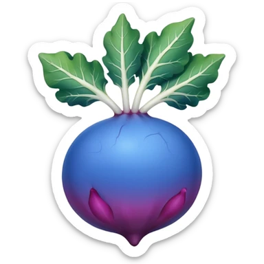blue radish sticker