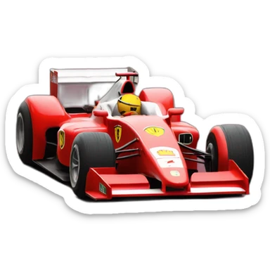 f1 ferrari car sticker