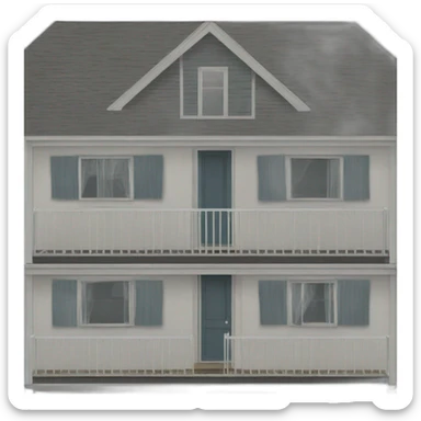 Trailer house exterior structure sticker