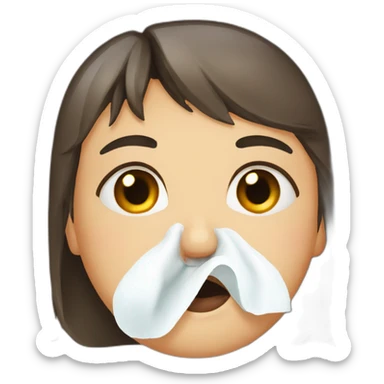 Runny nose sticker