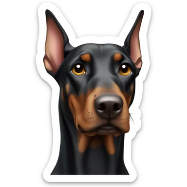 Doberman sticker
