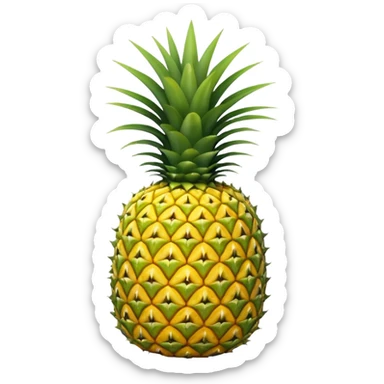 upside down pineapple sticker
