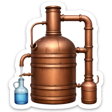 moonshine still sticker
