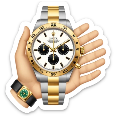 Rolex omoji hyr bu değil sadece el onu istiyorum böyle değil  sticker