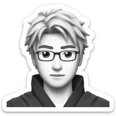 yuji itadori kis gojo satoru sticker