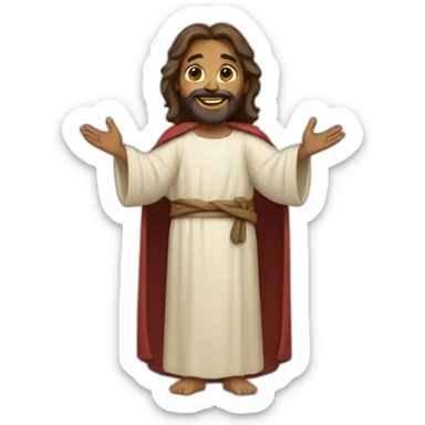 welcoming jesus sticker