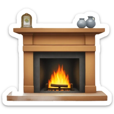 fireplace mantle sticker