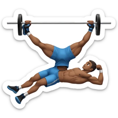Calisthenics front lever sticker