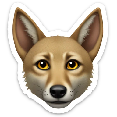 Jackal sticker