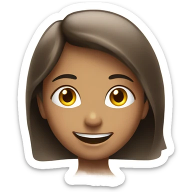 smiling girls in sunlight sticker