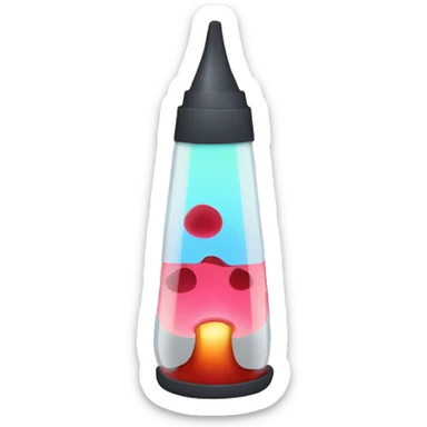 lava lamp emoji sticker