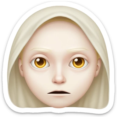 hiding creepy sticker