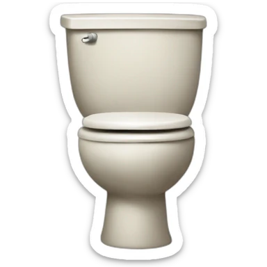 Toilet dirty sticker