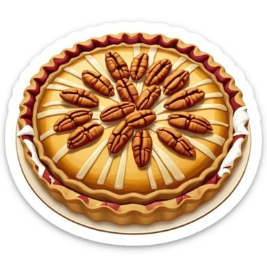 Pecan pie sticker